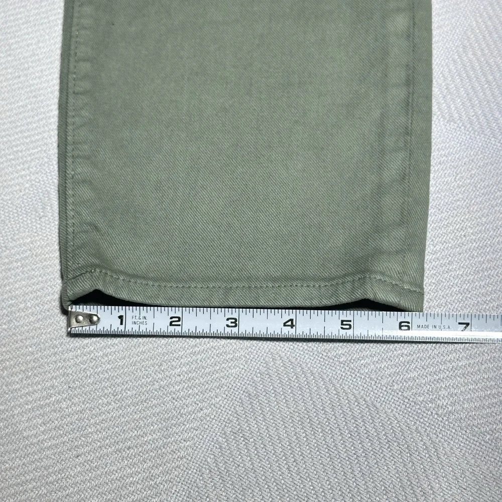NEW‎ J Crew 484 Stretch Slim Tapered Leg Green Khaki Pants Mens Size 30x30 NWT
